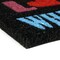 Natural Coir Door Mat with Non-Slip Backing, Indoor Outdoor Entry Doormat